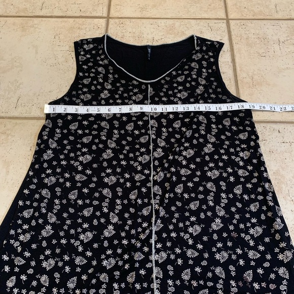 💛 E DISTA Los Angeles Sleeveless Floral Top XL - Picture 3 of 9